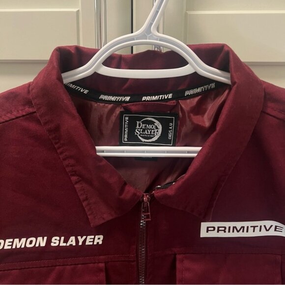 PRIMITIVE x DEMON SLAYER Tanjiro Kamado Anime Utility Jacket Men’s Size Small - Picture 11 of 16